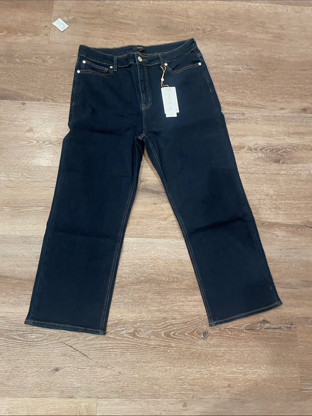 Quince Black Straight-Leg Jeans